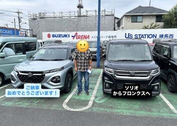 フロンクスご納車させていただきました